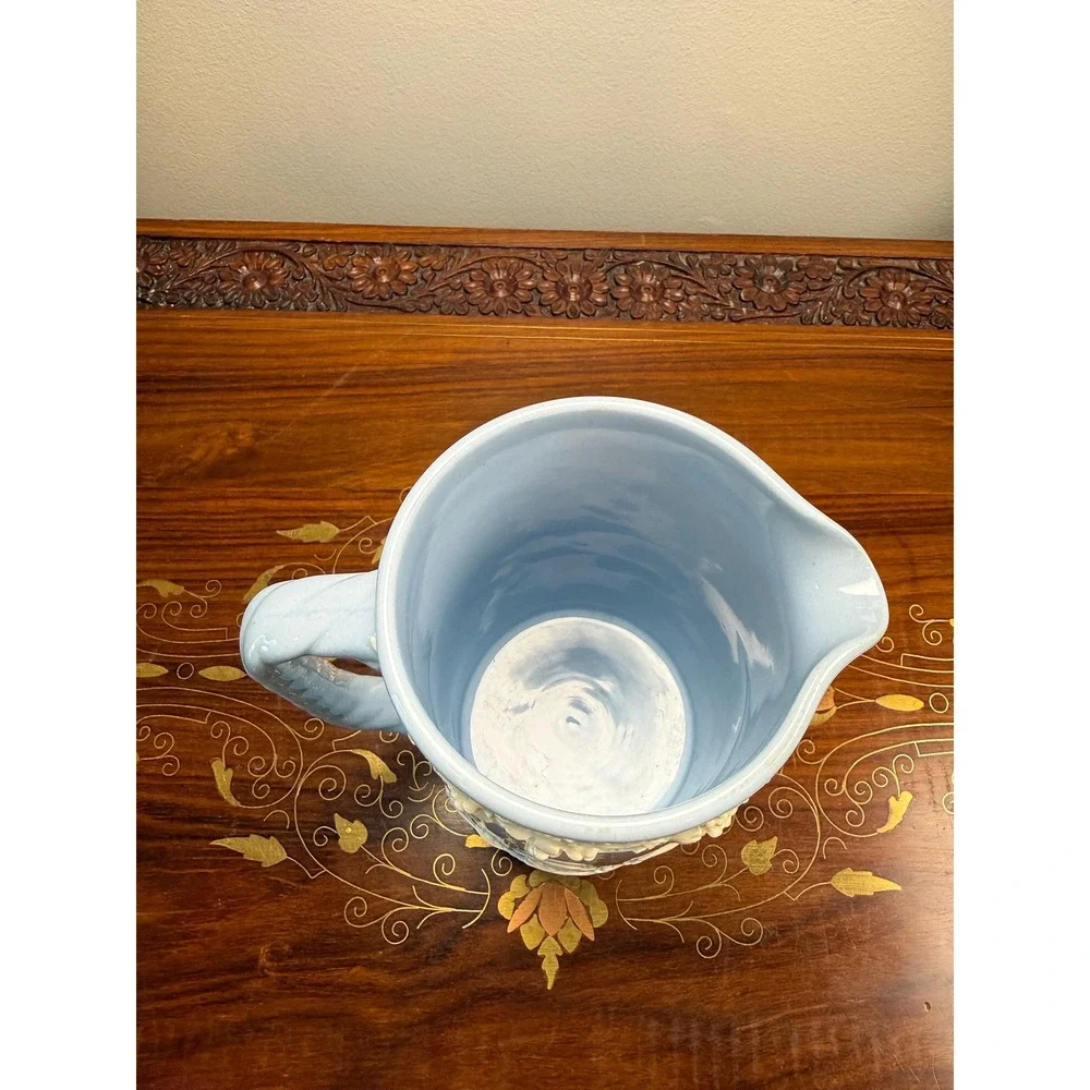 Vintage Wedgwood Queen's Ware Pitcher 7